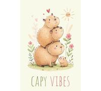 Capy Vibes: Cute Stacked Capybaras Theme Sketchbook With Blank Pages For Drawing, Doodling, Artwork Projects For Kids, Boys, Girls, Students