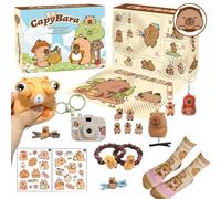 Capybara Advent Calendar 2025, Capybara Christmas Advent Calendar, 24 Days of Surprises, Cute Capybara Ornaments Holiday Must-Have Gift for Boys, Girls & Kids (A)