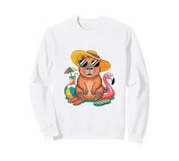 Capybara Amusant Autour des Accessoires d'été et des Vacances Sweatshirt