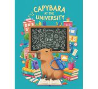 Capybara at the University: A Charming Coloring Book for a Little Stress Relief