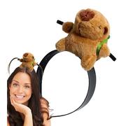 Capybara Bandeau - Bandeau amusant Capybara pour lavage du visage | Cerceau à cheveux d'animal mignon, bandeau antidérapant solide pour poupée en peluche pour le lavage du visage
