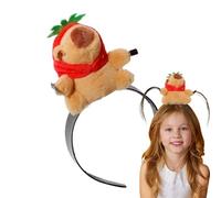 Capybara Bandeau de lavage pour le visage, bandeau amusant Capybara Animal Wash Face - Bandeaux pour cheveux avec motifs animaux, autorité de lavage du visage amusante, jolie rangée de poils