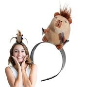 Capybara Bandeaux à cheveux amusants pour spa - pour le lavage du visage, cerceau d'animal mignon, accessoires, bandeau solide antidérapant