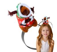 Capybara Bandeaux à cheveux - Bandeau amusant en forme d'animal Capybara - Bandeau antidérapant solide en peluche pour le lavage du visage, idéal pour les adolescentes et les femmes