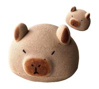Capybara Bath Sponge, Capybara Sponge,Exfoliant de corps de douche - Accessoires de bain d'animaux de dessin animé pour adultes, boules d'éponge de capybara douces pour la salle de bain dans