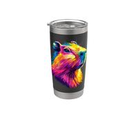 Capybara Be Capy Rongeur de Capybara Drôle de Capybara Gobelet isotherme en acier inoxydable double paroi