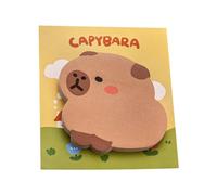 Capybara Blocs-notes autocollants pour artistes et écrivains - Bloc-notes et pages de notes polyvalents pour la maison, le bureau, l'école