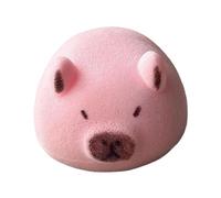 Capybara Body Scrubber Éponge de bain mignonne | Éponge de bain pour animaux | Éponge de bain appropriée | PU bains de dessin animé | Boule de bain Capybara pour laver le visage