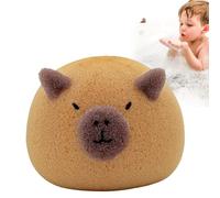 Capybara Body Sponge - Souple PU 4.72x3.94x2.95 In, Accessoire De Douche Exfoliant, Éponge De Bain Délicate Pour | GARÇONS FILLE ROURINE HYGIENE, Moments De Bain Drôle,