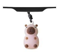 Capybara Breloque pour rétroviseur de voiture à suspendre avec changement de couleur UV - Joli pendentif pour homme et femme