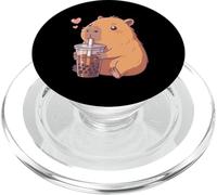 Capybara Bubble Tea Kawaii Boba Capybara Lovers PopSockets PopGrip pour MagSafe