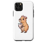 Capybara Bubble Tea Lovely Cute Capyboba Boba Milk Tea Coque pour iPhone 11 Pro