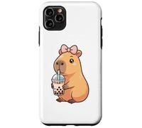 Capybara Bubble Tea Lovely Cute Capyboba Boba Milk Tea Coque pour iPhone 11 Pro Max