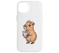 Capybara Bubble Tea Lovely Cute Capyboba Boba Milk Tea Coque pour iPhone 14 Plus