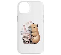 Capybara Bubble Tea Lovely Cute Capyboba Boba Milk Tea Coque pour iPhone 14 Plus