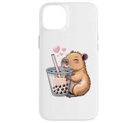 Capybara Bubble Tea Lovely Cute Capyboba Boba Milk Tea Coque pour iPhone 14 Plus