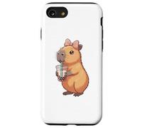 Capybara Bubble Tea Lovely Cute Capyboba Boba Milk Tea Coque pour iPhone SE (2020) / 7/8