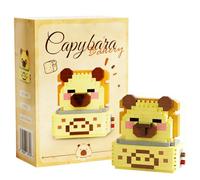 Capybara Building Blocks Set - Creative Play and Educational Fun, 200+ Durable Pieces - Creative Play, Develops Fine Motor Skills and Imagination, Ideal for STEM Learning and Imaginative Play (k408)