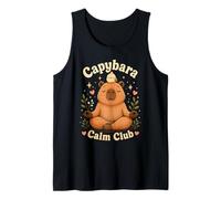 Capybara Calm Club Mignon Méditant Animal Zen Débardeur