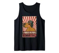 Capybara Camarade rétro ami au Peuple Humour Animal Débardeur