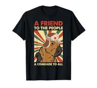 Capybara Camarade rétro ami au Peuple Humour Animal T-Shirt