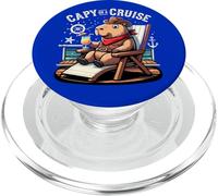 Capybara Capy en croisière : des Souvenirs, des Boissons et des divertissements au Soleil PopSockets PopGrip pour MagSafe