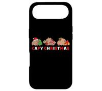 Capybara Celebrating Xmas with A Funny Pun of Capy Christmas Coque pour iPhone Air