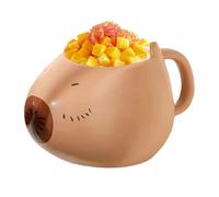 Capybara Ceramic Coffee Tug - 650 Ml De Grande Capacité De Tasse De Thé, Contenant De Boisson À Thème Animal Mignon Avec Poignée | Milk Hot Cocoa Water Drinking Vessel À Usage Quotidien, Nouveauté