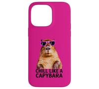 Capybara Chill Like A Capybara Photo Relaxed Ambiance Coque pour iPhone 14 Pro Max