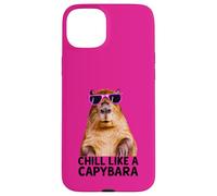 Capybara Chill Like A Capybara Photo Relaxed Ambiance Coque pour iPhone 15 Plus
