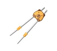 Capybara Chopstick Helper - Silicone Training Connector, Beginner Practice Eating Aid For Chopsticks, Washable Reusable Design, Kids Tableware Accessory, Home Dining Learning Tool