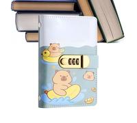 Capybara Classeur de défi, carnet de contrôle budgétaire avec serrure, classeur de gestion de l'argent - pour pigistes, diplômés, étudiants, débutants, familles, couples, adultes, maison, bureau