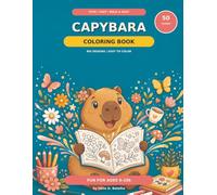 Capybara Coloring Book: Cute | Cozy | Bold & Easy