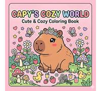 Capybara Coloring Book for Kids: Cute Capybara & Friends - 30 Fun Coloring Pages for Kids, Teens & Adults