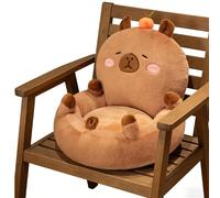 Capybara Coussin de siège | Dossier en Peluche - Coussin de Sol pour Maison, Bureau, Chambre à Coucher, Filles et Femmes