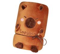 Capybara Couvertures, Peluche Coussin Jouet en Peluches Oreiller Flanelle Couverture Polaire Microfibre Moelleuse Chaudes Légères Couvertures Microfibre en Polaire Couverture Douce (85*165CM)