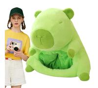 Capybara Couvre-chef en peluche - Chapeau de costume d'animal confortable | Coiffe de dessin animé avec couverture complète, complément parfait pour les événements de vacances, les jeux, les