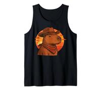 Capybara Cowboy Zen et Sauvage du désert Débardeur