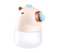Capybara Distributeur De Savon Automatique - 300 ML Mignon Distributeur De Savon pour Les Mains sans Contact pour en-fants | Mousseur De Sa-Von pour Les Mains Rechargeable par USB pour La Maison