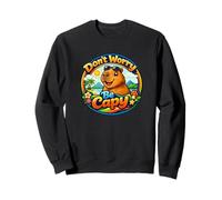 Capybara Dont Worry Be Capy Kids Boys Girls Sweatshirt