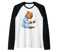 Capybara Dormir dans Un Pyjama Mignon Manche Raglan