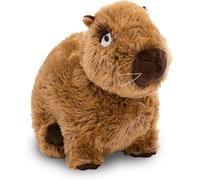 Capybara Doudou Capy-Barbara 27 Cm Assis-Adorable Peluche Pour Câliner Et Jouer,Capybara En Peluche Pour Les Amateurs De Doudous-61223,Marron