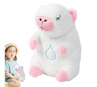 Capybara doux et respirant - Jouet en peluche douce simulation de respiration rythmique | Compagnon Musique pratique et réduction du stress, fonctions musique et lumière, ami câlin douillet, amour