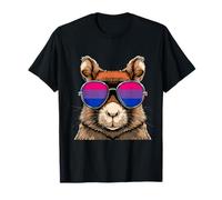 Capybara Drapeau bisexuel LGBTQ Bisexualité Bisexuel Pride T-Shirt