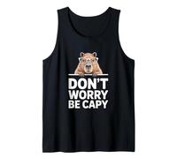 Capybara drôle Disant ne Vous inquiétez Pas, Soyez capy Mignon Débardeur