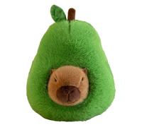Capybara en Peluche - Cute Avocado Pluxie, Jouet d'oreiller Doux, Animal Huggable | Coussin De Dessins Animés Confortable pour Affichage du Salon, Temps De Se Blottir La Chambre, Cadeau