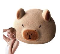 Capybara Éponge de bain, brosse de douche douce, 12 x 10 cm, adorable éponge de bain, boule de bain pour femme, nettoyage multifonction pour vaisselle, tables et verre