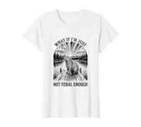 Capybara Et si Je n'étais Pas Assez Sauvage T-Shirt Graphique avec Valeur