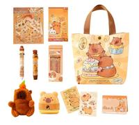 Capybara Fournitures Scolaires | Aiguisoir à Crayon avec Jouet en Peluche | Articles De Papeterie Scolaire | pour et Élèves pour Salle de Classe et Maison pour Étude pour Pâques Noël Anniversaire