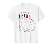 Capybara France Lunettes De Soleil Drapeau Français Capy T-Shirt